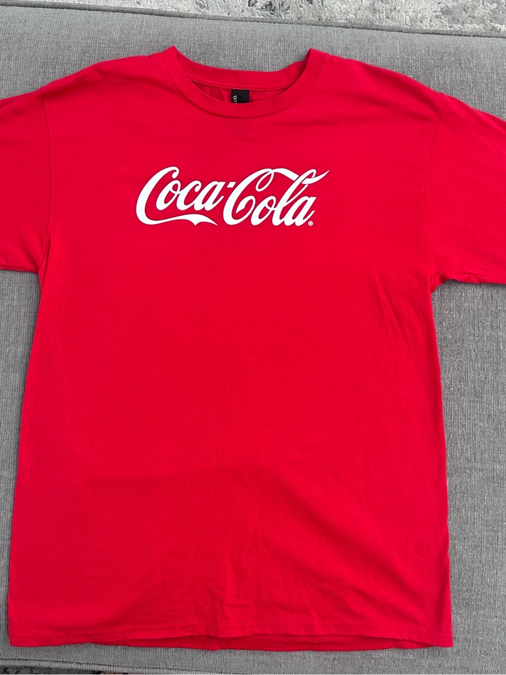 Coca Cola Red Short Sleeve Logo Tee for Men